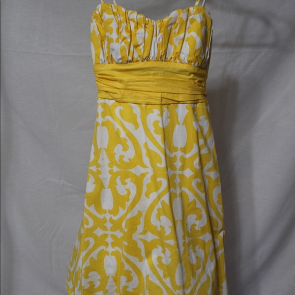juniors yellow dress